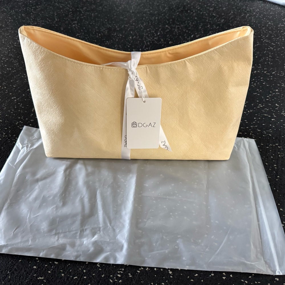 DGAZ Silk Bag Insert | Coach Brooklyn 34 | Soft Butter Yellow | Brand New